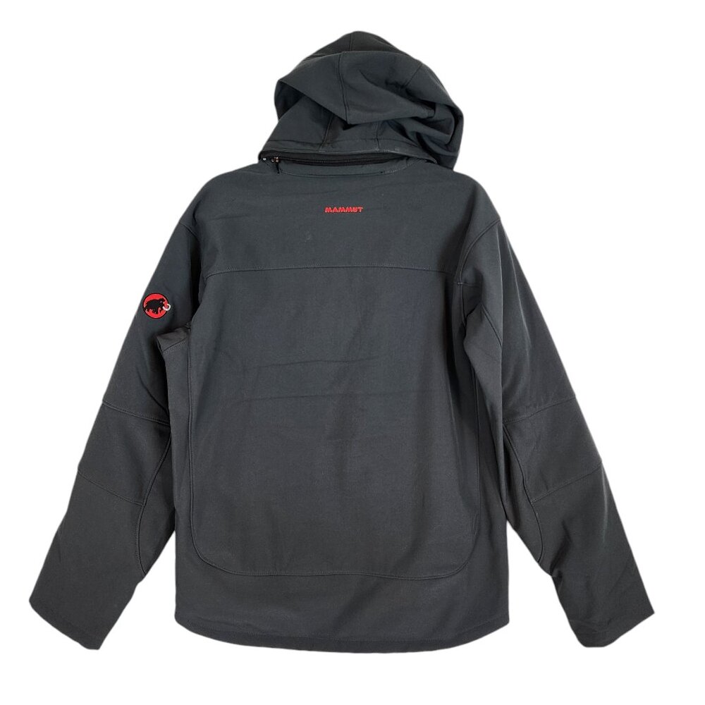 Mammut Men's Soft Shell Jacket Fleece Lined Water Proof Removable Hood Seam Seal - Picture 3 of 12